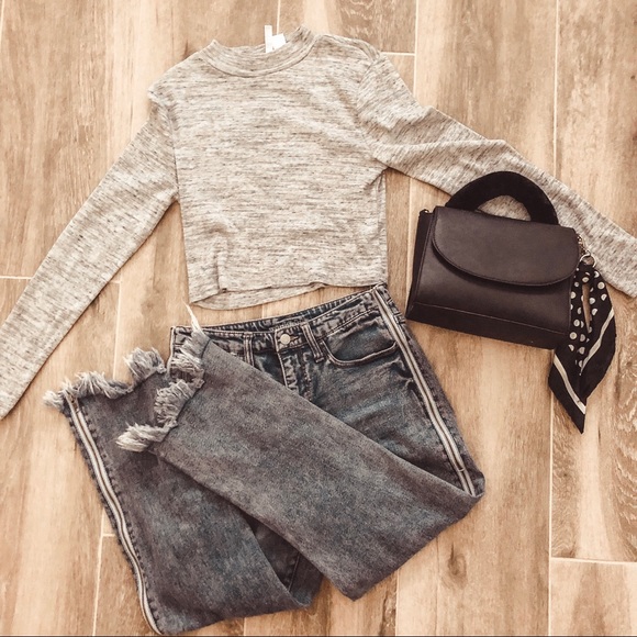 H&M Tops - Gray Long Sleeve